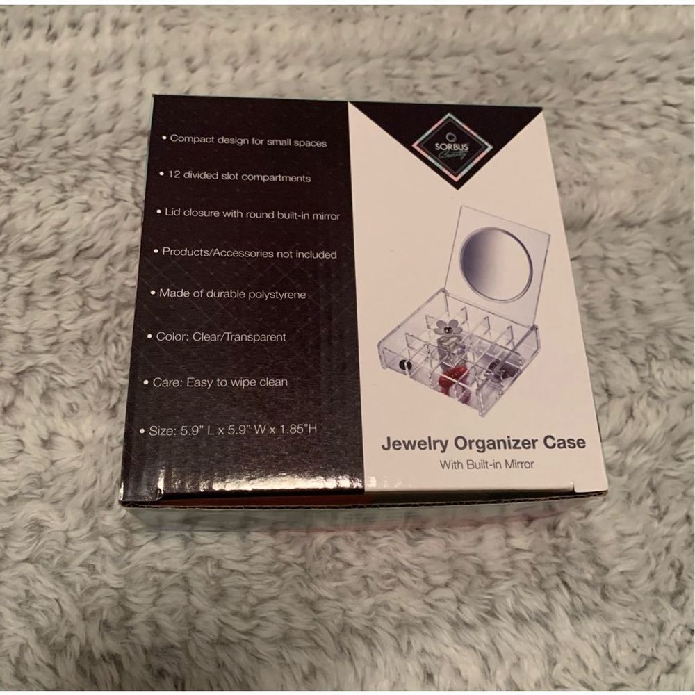 Sorbus Makeup Organizer W Mirror